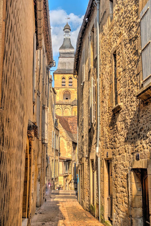 Ruelle à Sarlat (24) en Dordogne